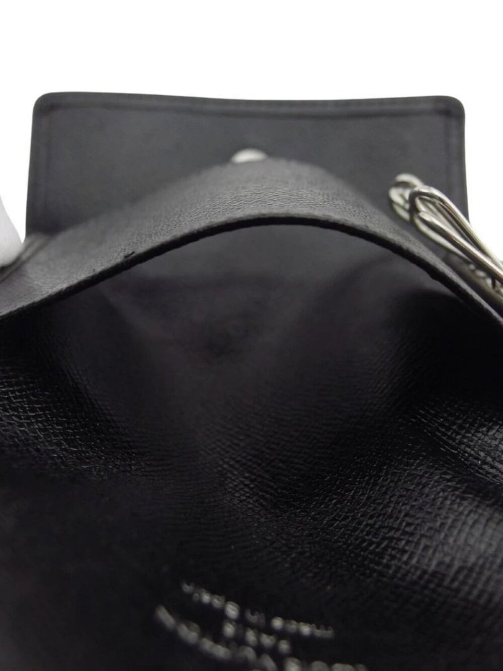 LOUIS VUITTON Key holder black Women M63812 Authentic secondhand - Picture 6 of 9
